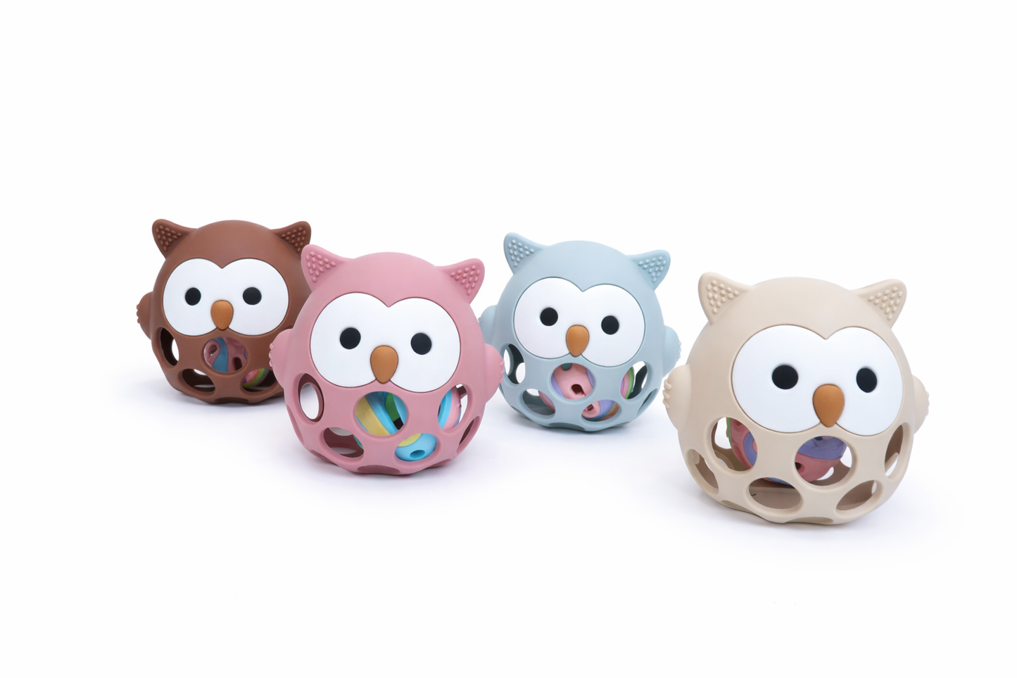 Silicone Owl Sensory Ball