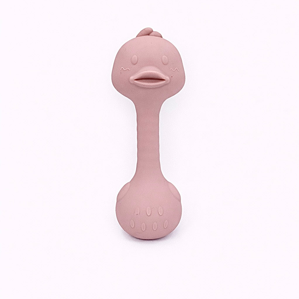 Silicone Duck Rattle
