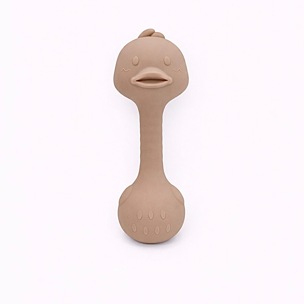 Silicone Duck Rattle
